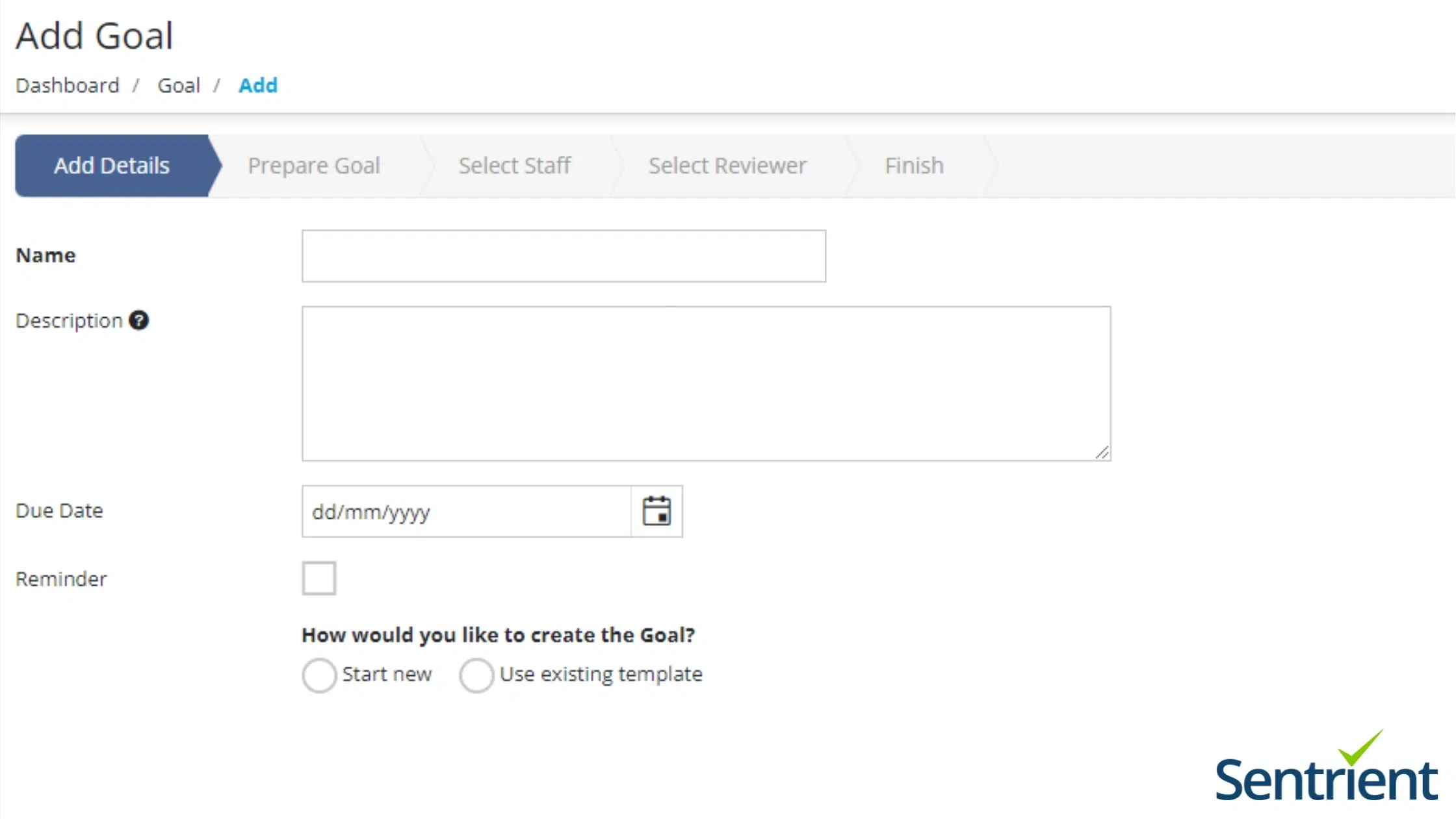 Online Goal Setting
